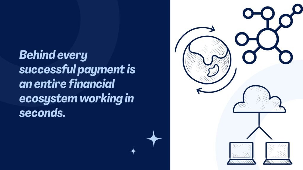 Behind every successful payment is an entire financial ecosystem working in second
